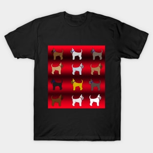 mascotas de rojo T-Shirt